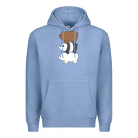 Colony Blue we bare bears the movie Premium Hoodie - artisFamous