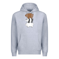 Heather Grey we bare bears the movie Premium Hoodie - artisFamous