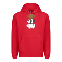 Red we bare bears the movie Premium Hoodie - artisFamous
