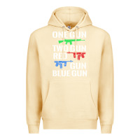 Pina Colada one gun two gun red gun blue gun Premium Hoodie - artisFamous