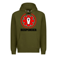Army Green morgue embalmer funeral director mortician Premium Hoodie - artisFamous