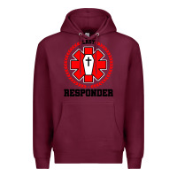 Burgundy morgue embalmer funeral director mortician Premium Hoodie - artisFamous