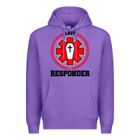 Purple morgue embalmer funeral director mortician Premium Hoodie - artisFamous