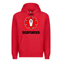 Red morgue embalmer funeral director mortician Premium Hoodie - artisFamous