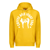 Lemon caffè e muay thai divertente Premium Hoodie - artisFamous