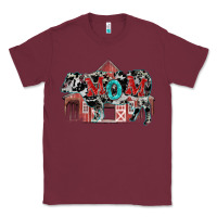 Burgundy Mom cow Mother's Day Classic Tee - FaDigitalArtStudio