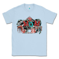 Dusty Blue Mom cow Mother's Day Classic Tee - FaDigitalArtStudio