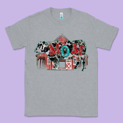 Mom Cow Mother's Day Classic Tee Designed By Fadigitalartstudio