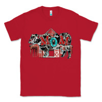 Red Mom cow Mother's Day Classic Tee - FaDigitalArtStudio