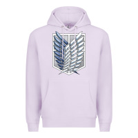 Lilac Titan Japan Premium Hoodie - artisFamous
