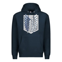 Navy Titan Japan Premium Hoodie - artisFamous