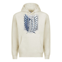 Oatmeal Heather Titan Japan Premium Hoodie - artisFamous