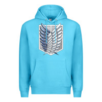 Ocean Blue Titan Japan Premium Hoodie - artisFamous