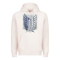 Pale Pink Titan Japan Premium Hoodie - artisFamous