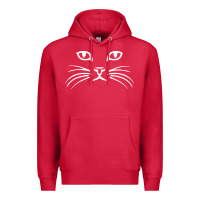 Cardinal cat face Premium Hoodie - artisFamous