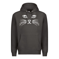 Smoke cat face Premium Hoodie - artisFamous