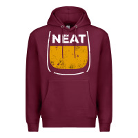 Burgundy neat whiskey glass Premium Hoodie - artisFamous