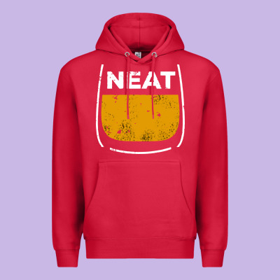 Neat Whiskey Glass Premium Hoodie Designed By Artisfamous