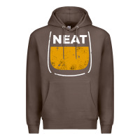 Coffee neat whiskey glass Premium Hoodie - artisFamous
