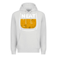Dove Grey neat whiskey glass Premium Hoodie - artisFamous