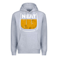Heather Grey neat whiskey glass Premium Hoodie - artisFamous