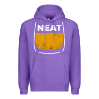 Purple neat whiskey glass Premium Hoodie - artisFamous