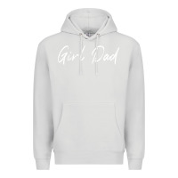 Dove Grey girl dad Premium Hoodie - artisFamous