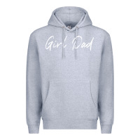 Heather Grey girl dad Premium Hoodie - artisFamous