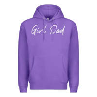 Purple girl dad Premium Hoodie - artisFamous