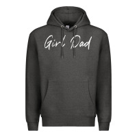 Charcoal Heather girl dad Premium Hoodie - artisFamous