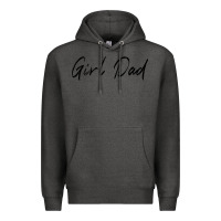 Charcoal Heather girl dad Premium Hoodie - artisFamous