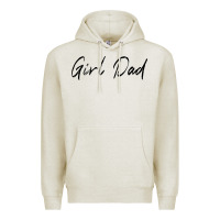 Oatmeal Heather girl dad Premium Hoodie - artisFamous
