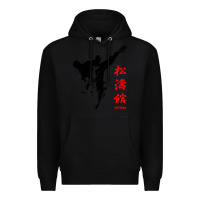 Black shotokan karate Premium Hoodie - artisFamous