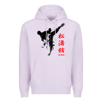 Lilac shotokan karate Premium Hoodie - artisFamous