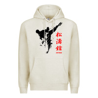 Oatmeal Heather shotokan karate Premium Hoodie - artisFamous