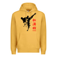 Mustard shotokan karate Premium Hoodie - artisFamous