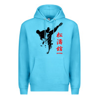 Ocean Blue shotokan karate Premium Hoodie - artisFamous
