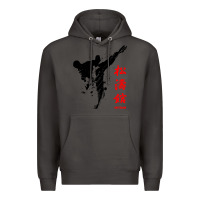 Smoke shotokan karate Premium Hoodie - artisFamous