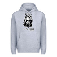 Heather Grey funny jesus easter yolo jk brb Premium Hoodie - artisFamous