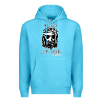 Ocean Blue funny jesus easter yolo jk brb Premium Hoodie - artisFamous