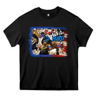 Black Red White Moo Heifers Heavy Core Tee - RanaPortraitStore