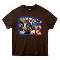 Chocolate Brown Red White Moo Heifers Heavy Core Tee - RanaPortraitStore