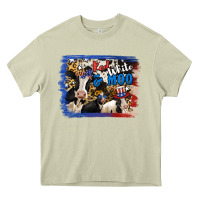 Mossy Red White Moo Heifers Heavy Core Tee - RanaPortraitStore