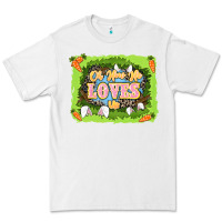 White Oh how he loves us Easter Day Premium Tee - LillyAllenDesigns