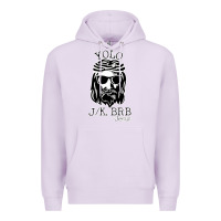 Lilac funny jesus easter yolo jk brb Premium Hoodie - artisFamous