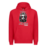 Red funny jesus easter yolo jk brb Premium Hoodie - artisFamous