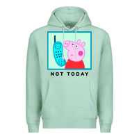 Seafoam peppa pig not today Premium Hoodie - artisFamous