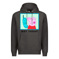 Smoke peppa pig not today Premium Hoodie - artisFamous
