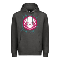 Charcoal Heather spider girl Premium Hoodie - artisFamous