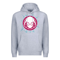 Heather Grey spider girl Premium Hoodie - artisFamous